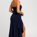 Sukienki Maxi – Obcisły Gorset i Zmysłowe Rozcięcie na Wesele 2