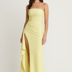 Sukienki Maxi – Obcisły Gorset i Zmysłowe Rozcięcie na Wesele 7