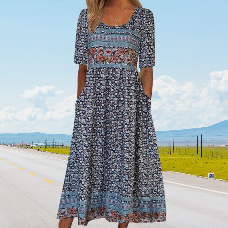 Sukienki na Wesele – Elegancki Boho Print i Komfort na Każdą Okazję 10