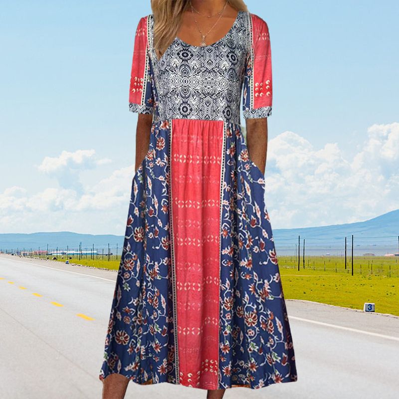Sukienki na Wesele – Elegancki Boho Print i Komfort na Każdą Okazję 11
