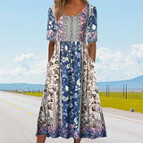Sukienki na Wesele – Elegancki Boho Print i Komfort na Każdą Okazję 13