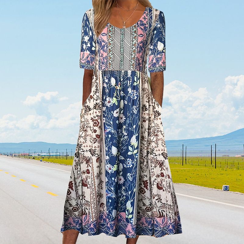 Sukienki na Wesele – Elegancki Boho Print i Komfort na Każdą Okazję 13
