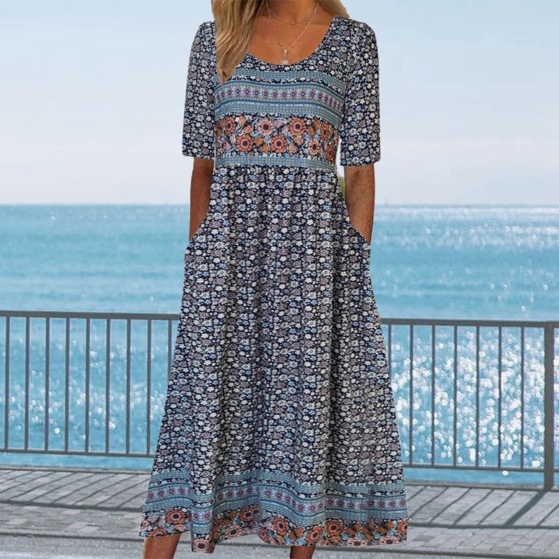 Sukienki na Wesele – Elegancki Boho Print i Komfort na Każdą Okazję 5