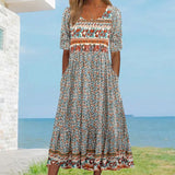 Sukienki na Wesele – Elegancki Boho Print i Komfort na Każdą Okazję 7