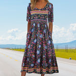 Sukienki na Wesele – Elegancki Boho Print i Komfort na Każdą Okazję 8