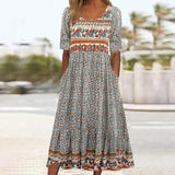 Sukienki na Wesele – Elegancki Boho Print i Komfort na Każdą Okazję 9
