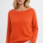 Sweter Damski – Prosty Krój na Co Dzień, Wygodny i Stylowy 4
