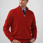 Sweter Męski – Elegancki Zamek Błyskawiczny na Chłodne Dni 0