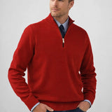 Sweter Męski – Elegancki Zamek Błyskawiczny na Chłodne Dni 0