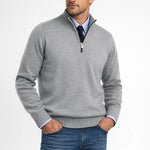 Sweter Męski – Elegancki Zamek Błyskawiczny na Chłodne Dni 2