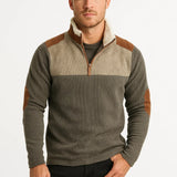 Sweter Męski – Wygodny Oversize Z Kołnierzem Na Chłodne Dni 0