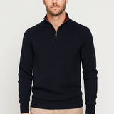 Sweter Męski z Zamkiem – Elegancki i Wygodny na Zimowe Dni 0