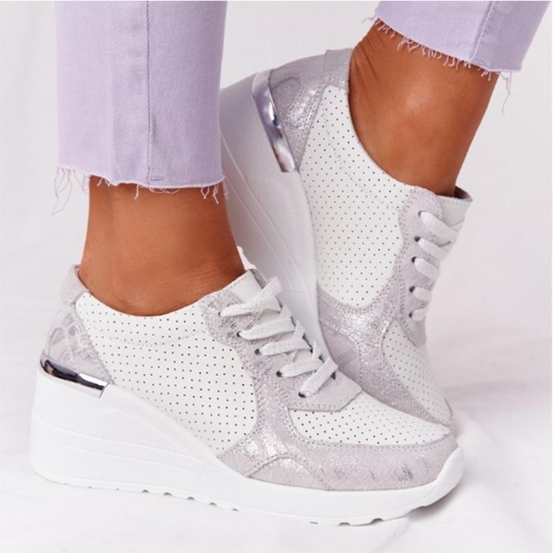 Trampki Damskie – Wygodne Sneakersy z Miękką Amortyzacją 4