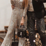 Zayna Damski Kombinezon Elegancki – Stylowy na Sylwestra 3