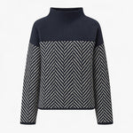 Zela Damski Sweter – Wysoki Kołnierz i Nowoczesny Styl 1