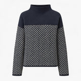 Zela Damski Sweter – Wysoki Kołnierz i Nowoczesny Styl 1