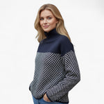 Zela Damski Sweter – Wysoki Kołnierz i Nowoczesny Styl 3