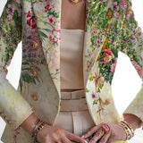 Damska Marynarka w kwiaty | Nieformalne