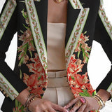 Damska Marynarka w kwiaty | Nieformalne