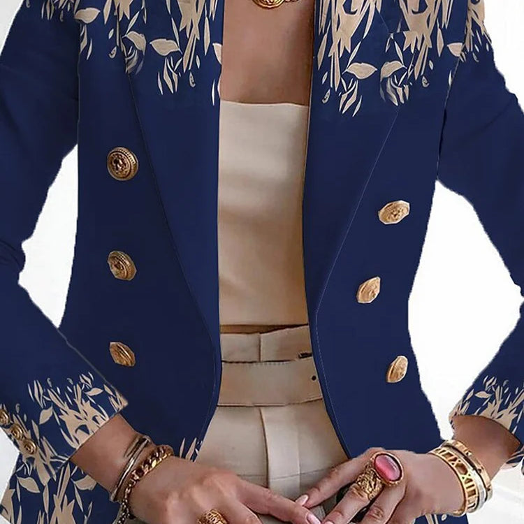 Damska Marynarka w kwiaty | Nieformalne