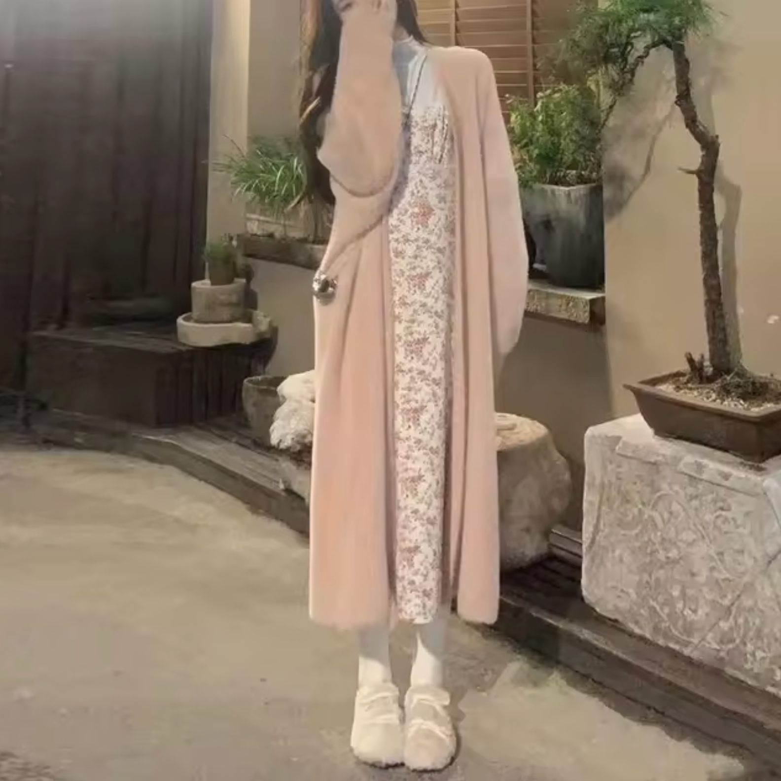 Damska Długi Sweter Kardigan | Ponadgabarytowy