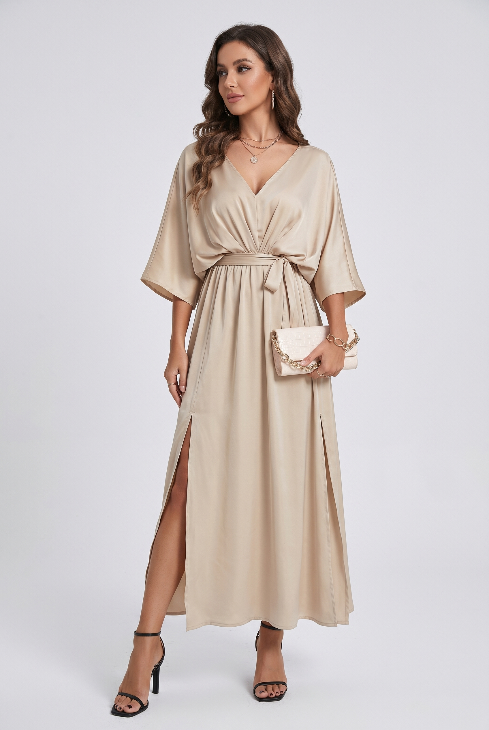 Sukienka Damska - Lekka Elegancka Letnie Dni