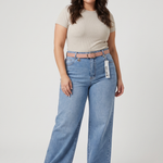 Jeansy Plus Size – Szerokie Nogawki dla Wygody i Stylu