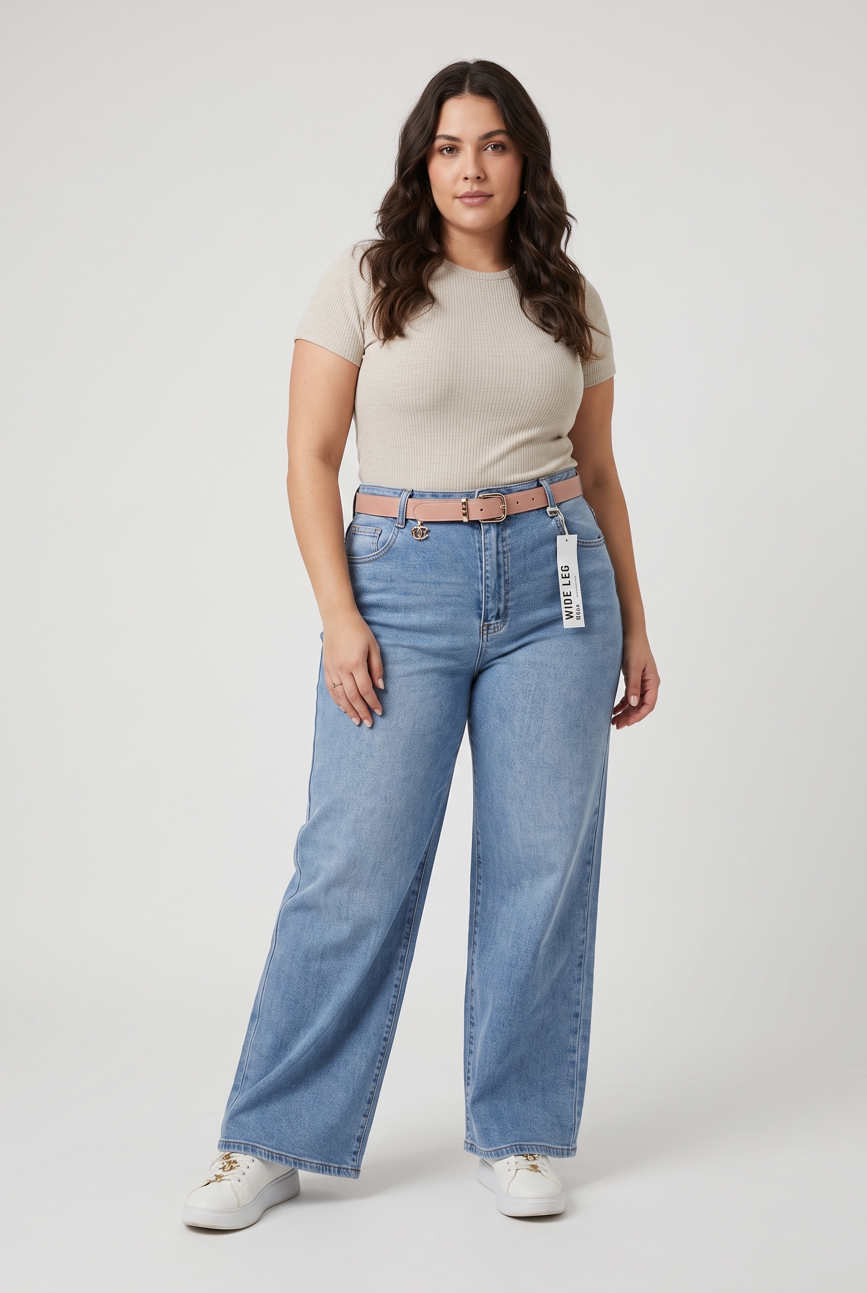 Jeansy Plus Size – Szerokie Nogawki dla Wygody i Stylu