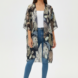 Narzutka Plażowa Damska – Lekka Pareo w Pióra Letnia Stylowa Boho