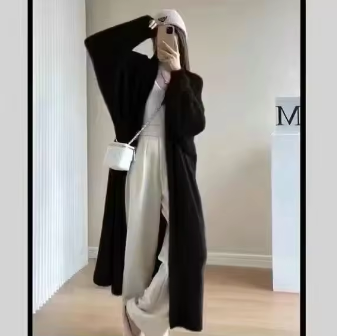 Damska Długi Sweter Kardigan | Ponadgabarytowy