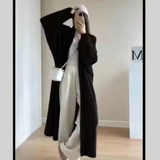 Damska Długi Sweter Kardigan | Ponadgabarytowy