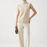 Kamizelka Damska - Wełna Merino Golf Elegancka Ciepła