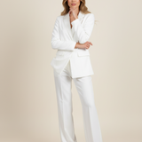 Garnitur Damski Elegancki – Szerokie Nogawki Komplet Stylowy Nowoczesny